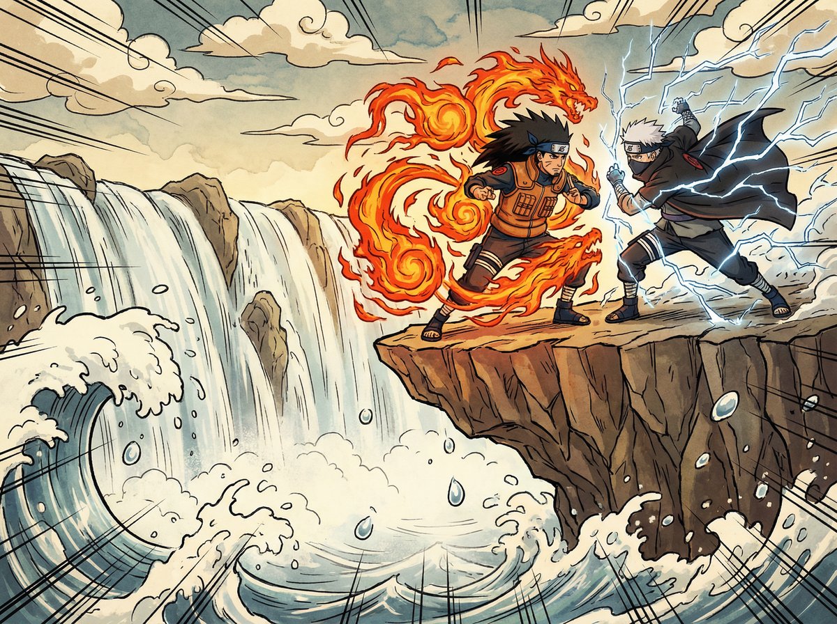 黄色仓库精选动漫-火与雷的对决