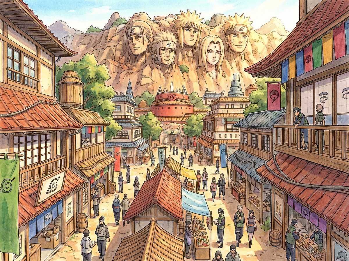 黄色仓库木叶村