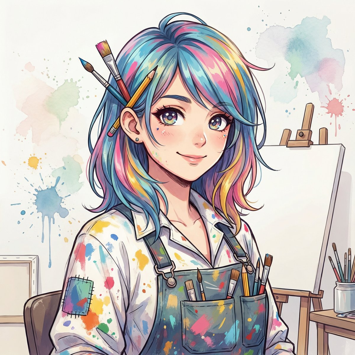 黄色仓库动漫原画师林彩绘